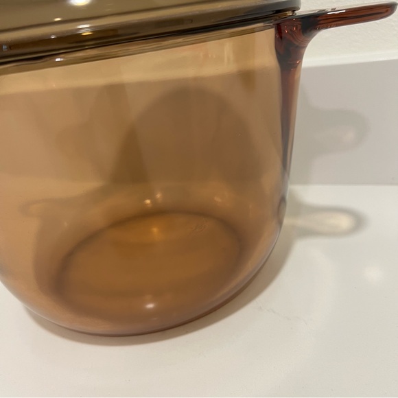 Visions 3.5L Amber Kitchen Cookware Stock Pot w/ Lid - Picture 2 of 16